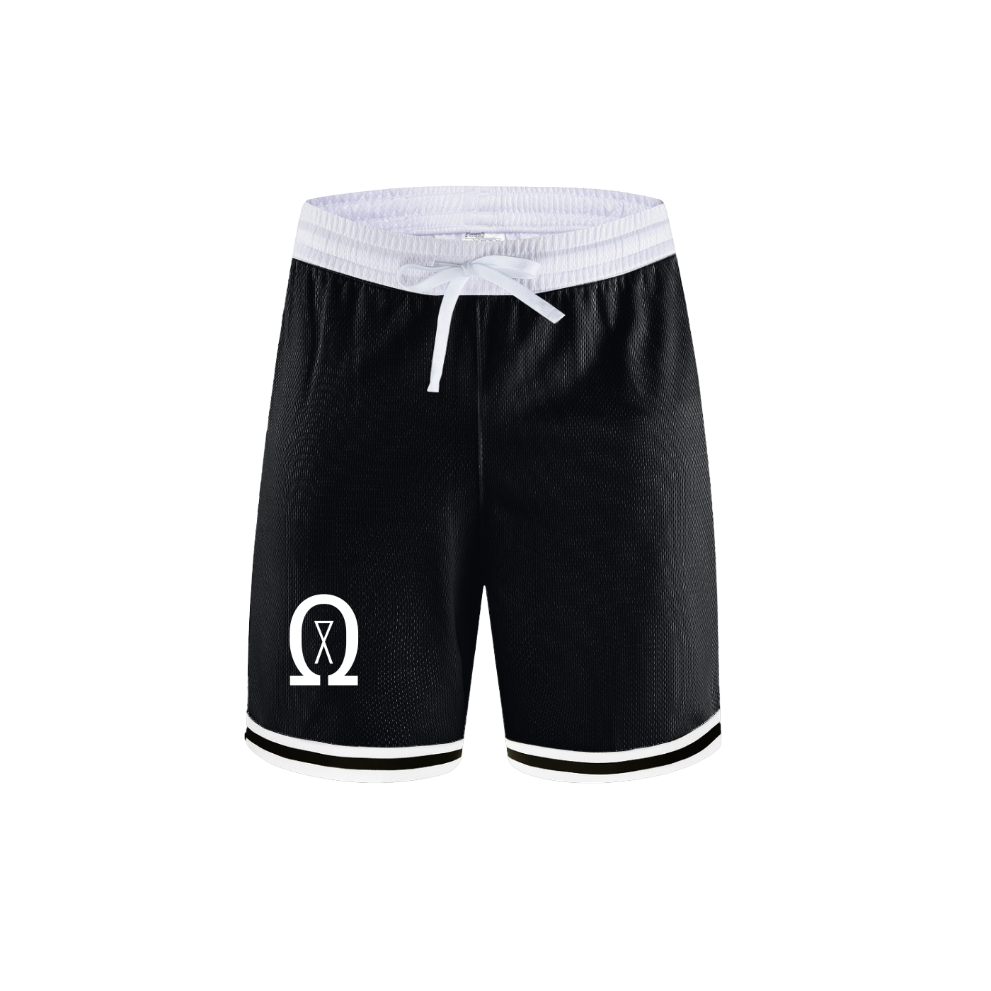 Classic Stripe Trim Basketball Shorts