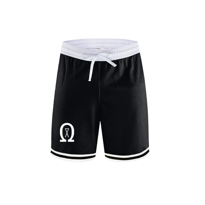 Classic Stripe Trim Basketball Shorts
