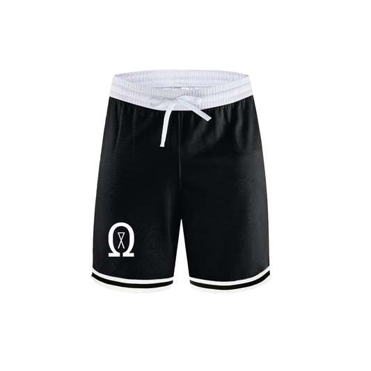 Classic Stripe Trim Basketball Shorts