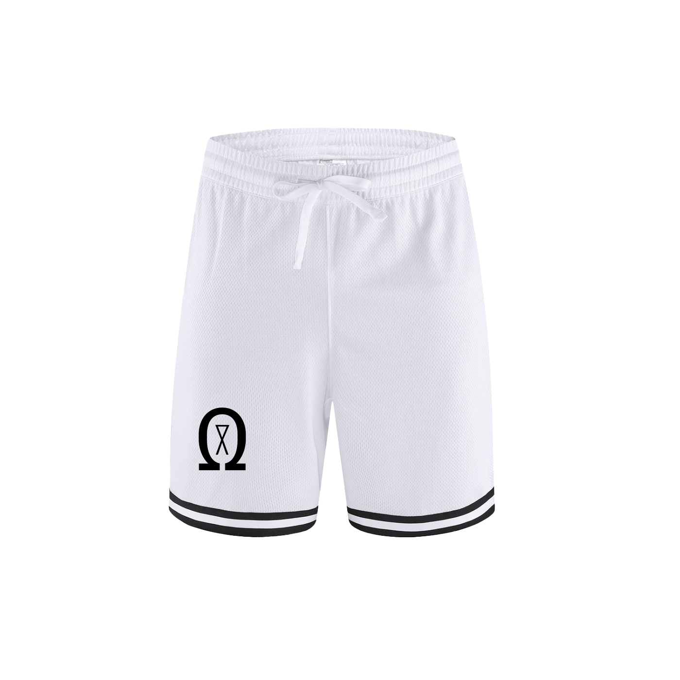 Classic Stripe Trim Basketball Shorts