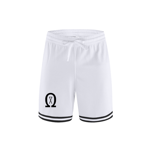 Classic Stripe Trim Basketball Shorts