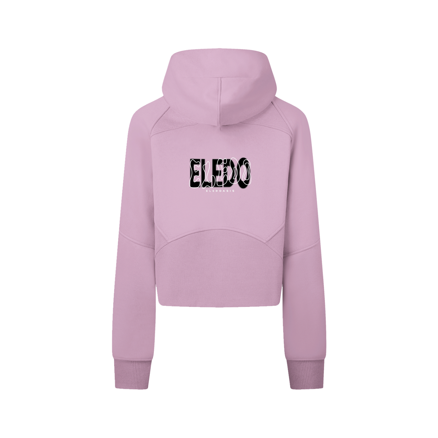 Cropped Zip-Through Hoodie