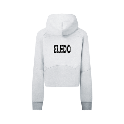 Cropped Zip-Through Hoodie