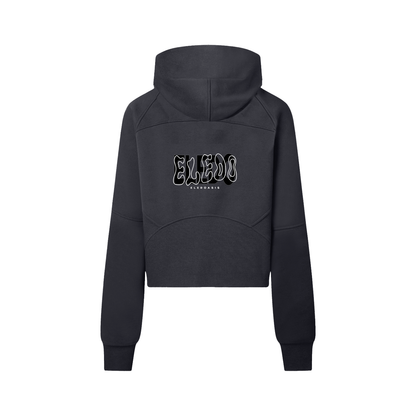 Cropped Half-Zip Hoodie