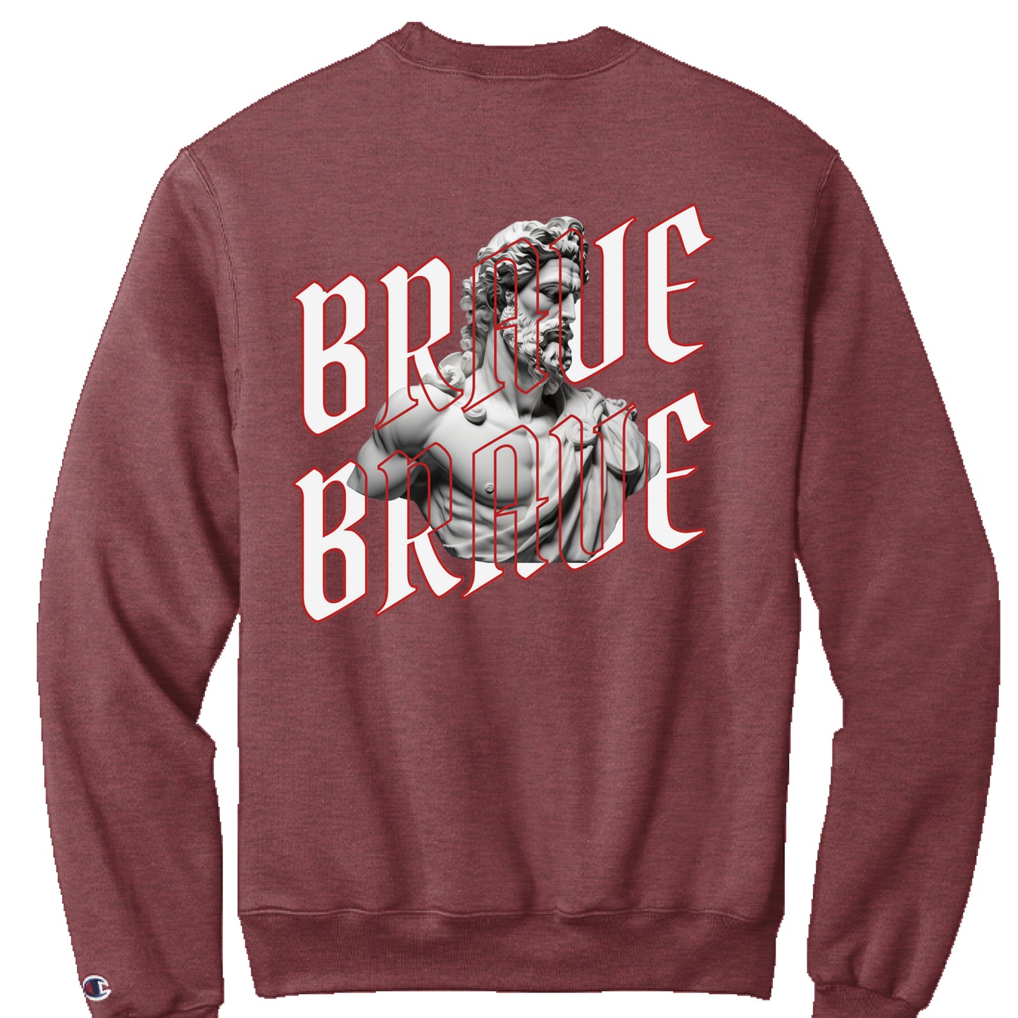 MAROON HEATHER - BACK